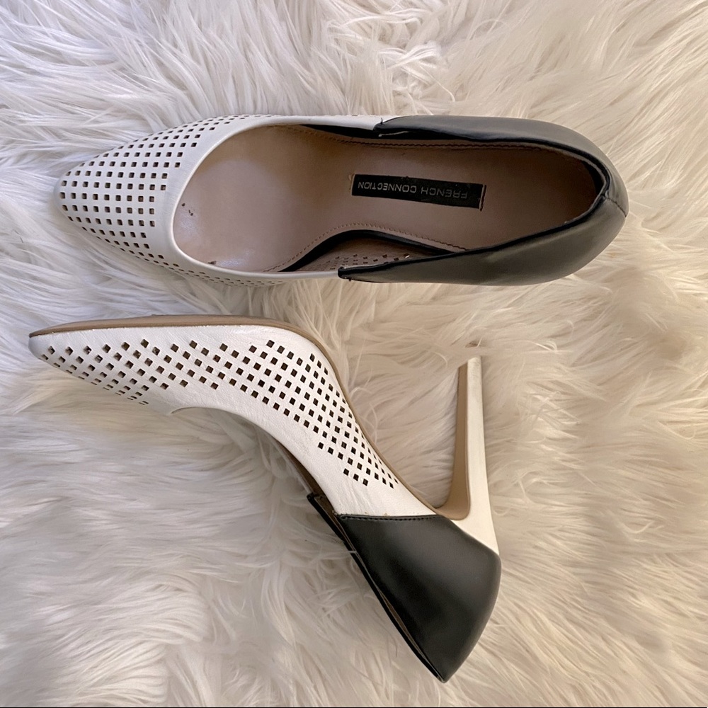 French Connection Perforated Pumps